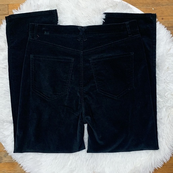 Express Black Velvet Super High Rise Straight Pant- NWT - Picture 11 of 16